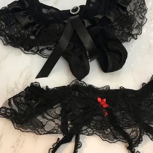 NWOT Black Lace Panty Lot